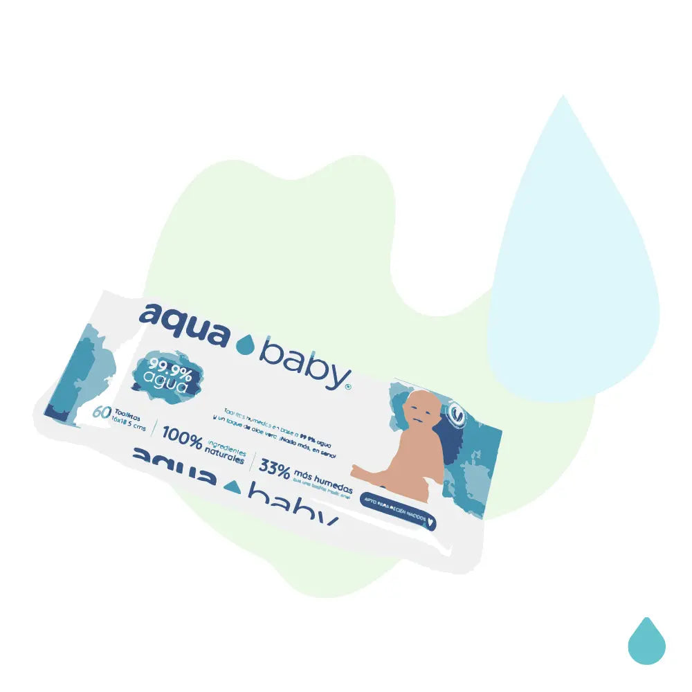 ¿Porque las toallitas húmedas Aqua Baby son la opción más pura para mi bebé? 💧