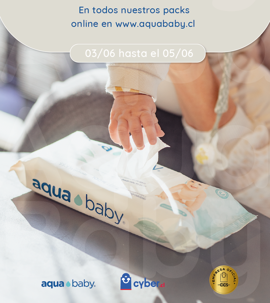 ¡Aqua Baby Participará en el Cyber con Descuentos de Hasta el 30% en Packs de Toallitas Húmedas! 🛍️