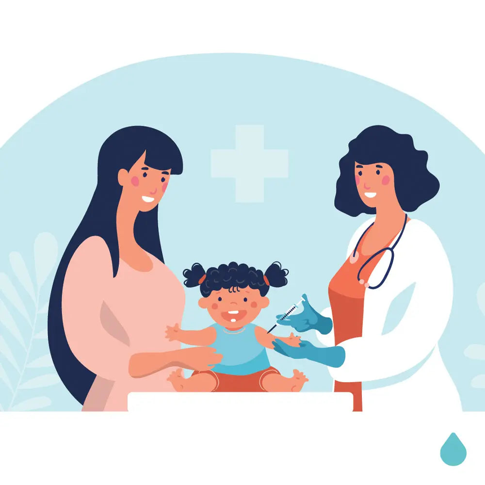 La importancia de las vacunas en un bebé Aqua Baby